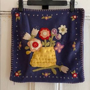 Anthropologie Patchwork Decorative Pillow